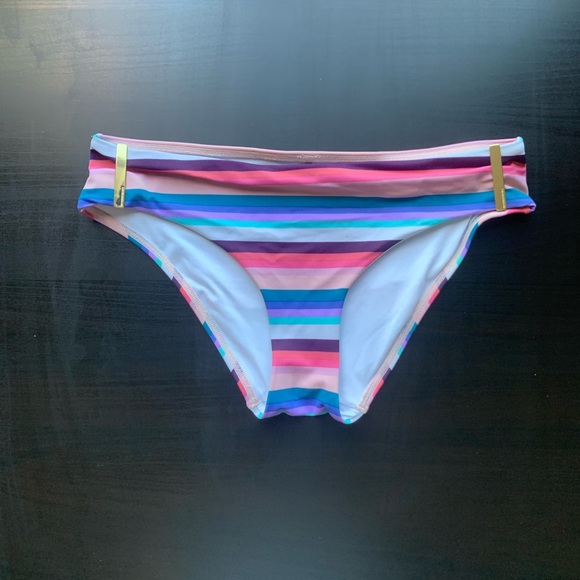 Victoria's Secret Other - Victoria’s Secret Colorful Bright Fun Low Rise Bikini Bottoms size Small EUC